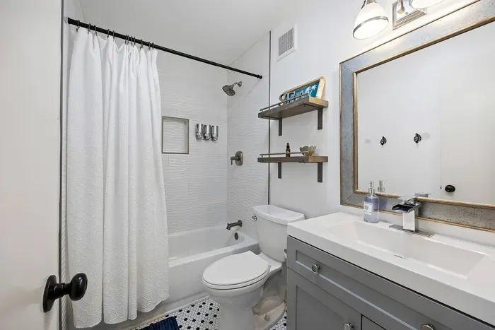 second Bathroom feature tub and recent renovations.