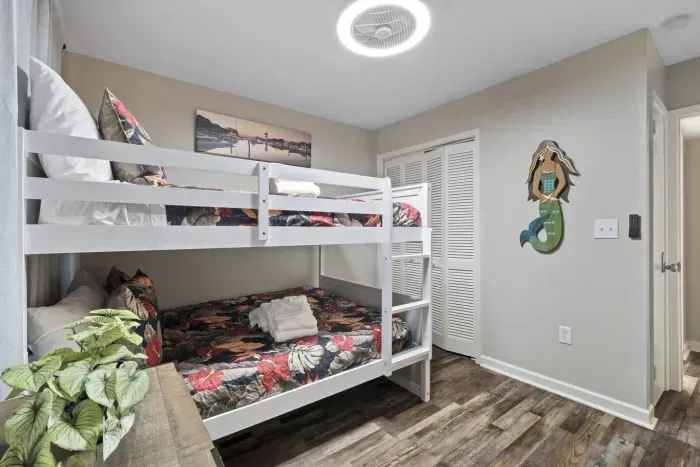 Second Bedroom comfortable bedsheets and pillows for a restful night's sleep