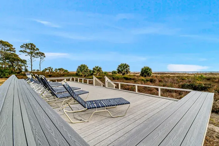 Have a relaxing moment on the deck