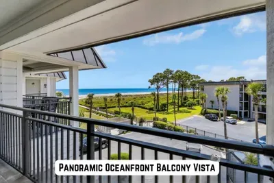 Your view for morning coffee from our private third story balcony.