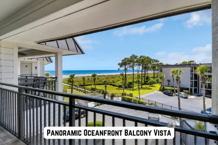 Your view for morning coffee from our private third story balcony. 