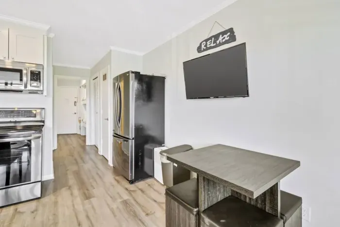 Full sized refrigerator for your stay.