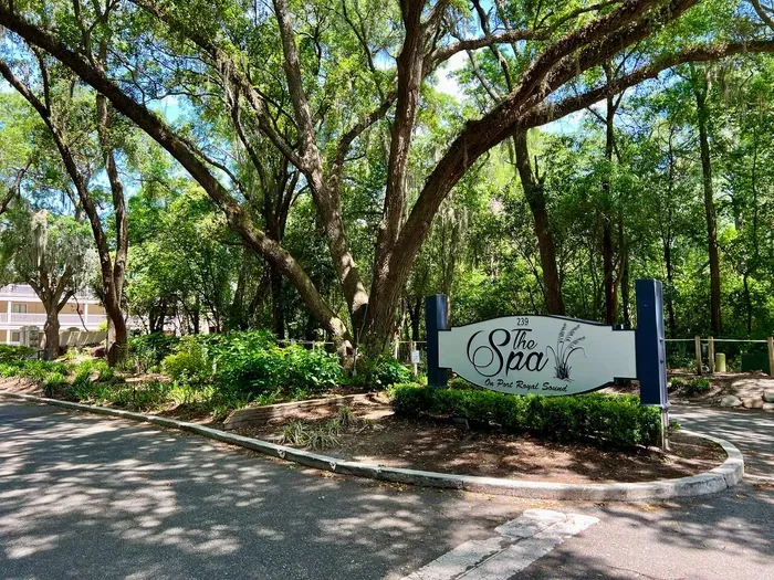 Entrance sign when you reach the area.