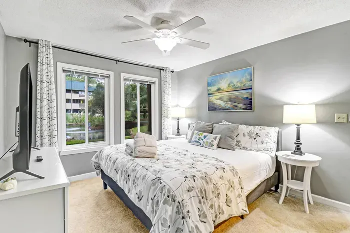 Wide window for natural breeze.
