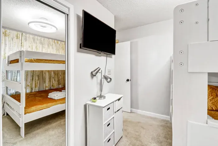 The second bedroom is a versatile and accommodating space