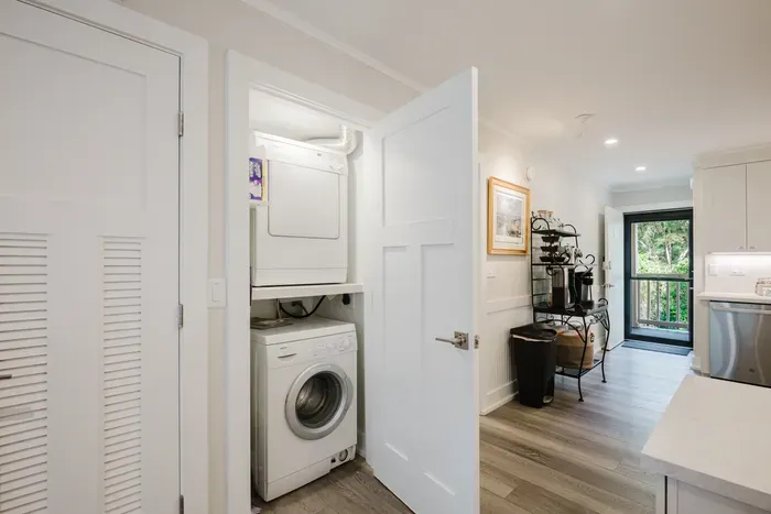 Bright modern space with in-unit laundry and natural light