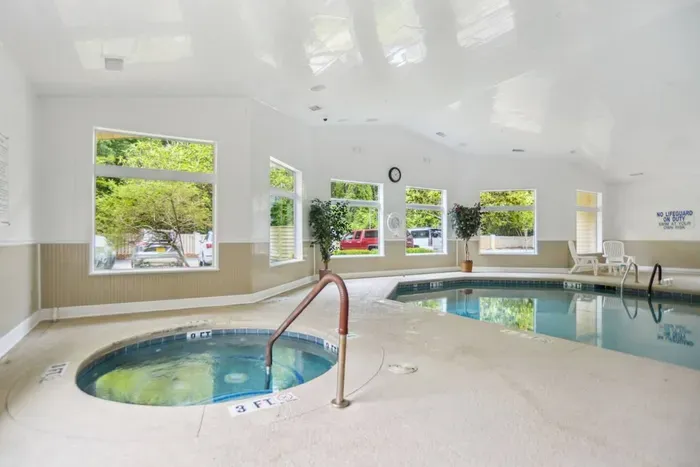 Indoor Pool and hot tub