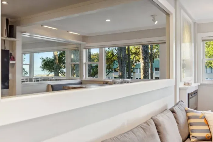 The living room is a space for both comfort and style.