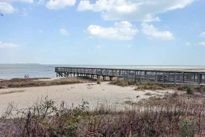Stunning view of the beach view deck