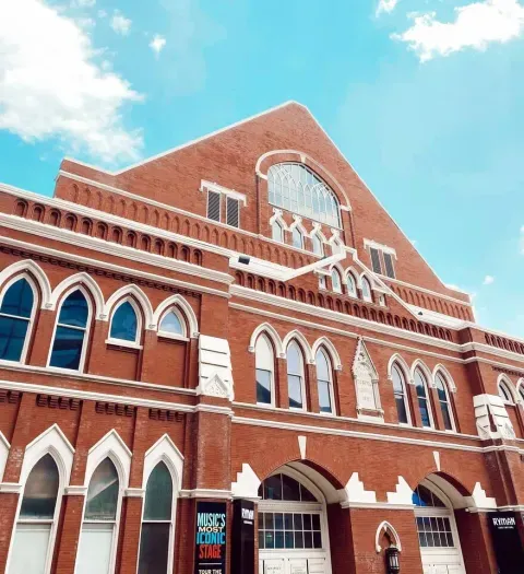 The Ryman Auditorium.