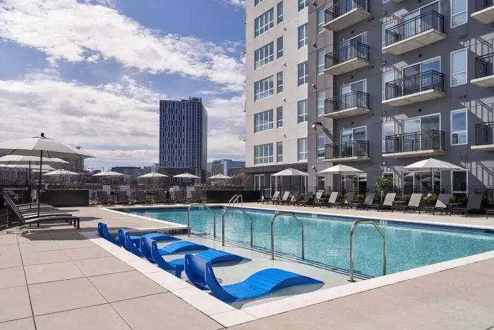 Enjoy hanging out poolside by day and the Broadway lights at night!