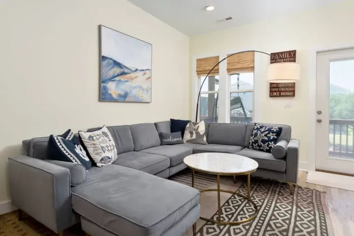 Get cozy after playing in the sand all day long.  Watch a movie, play board games in our spacious living room.