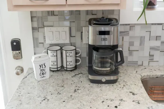 Coffee in the sunroom listening to the ocean waves?  Yes, please! K cups, sweeteners, and coffee syrups provided.
