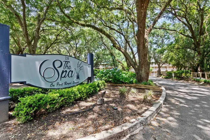 An entry sign to the premise.