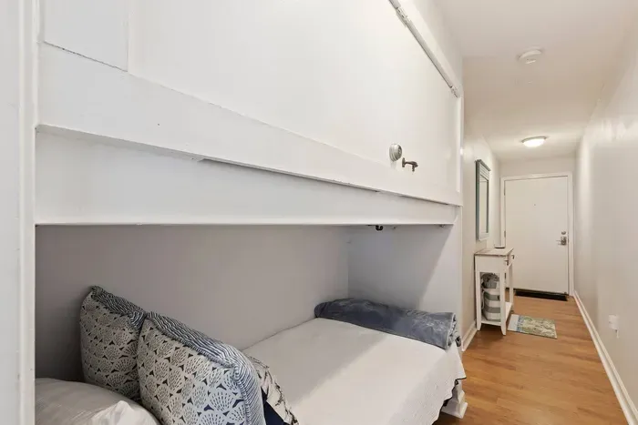 A small space or mini bedroom with Single bed