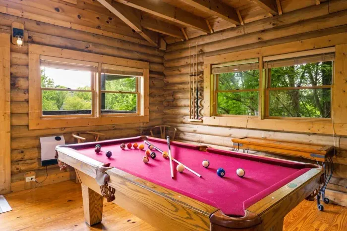 Enjoy a couple's game of pool 