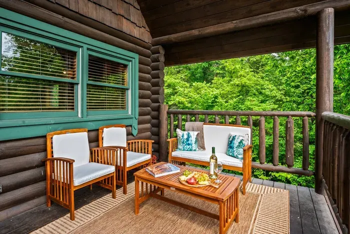 Enjoy the outdoor balcony while you sip your coffee or read your book