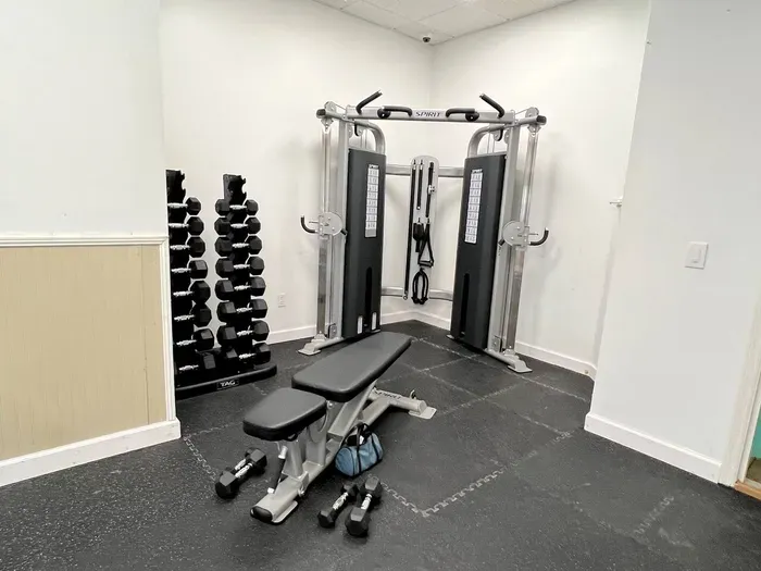 Gym that had all new equipment purchased in 2022.
