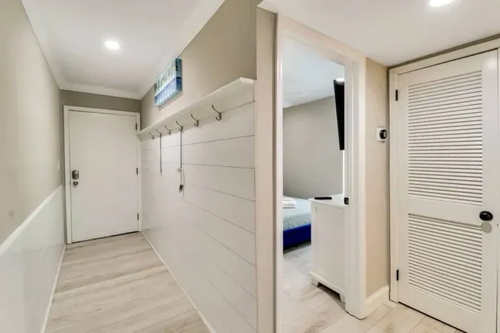 Shiplap Lined hallway