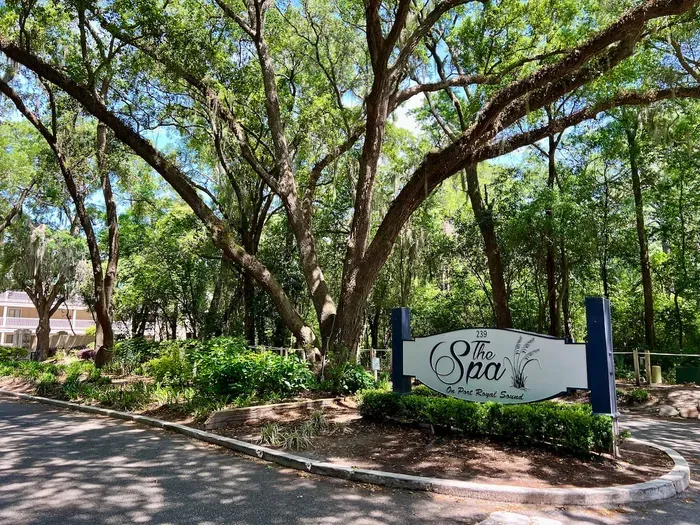 Entrance sign when you reach the area.