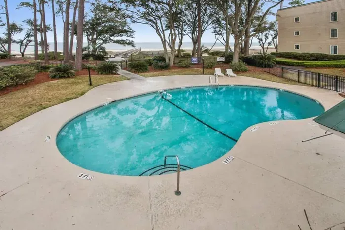Pool next your villa with beautiful water views