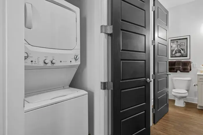 Need to do a couple loads of laundry during your stay?  A stackable washer and dryer is conveniently located inside our rental for use.