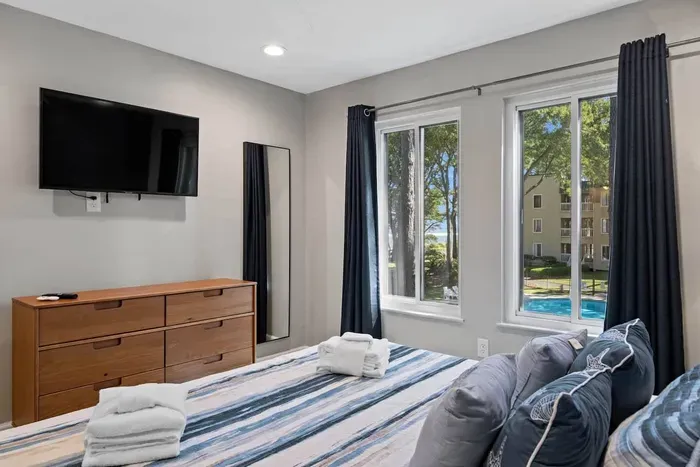 Both bedrooms have attached bathrooms that have been recently updated.