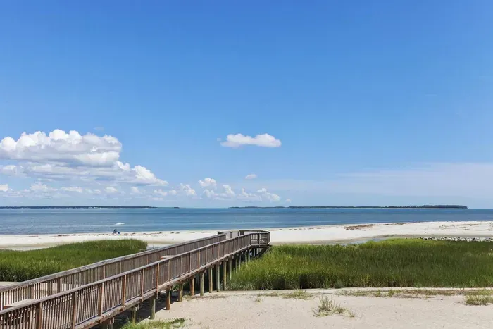 Beach view from the Deck