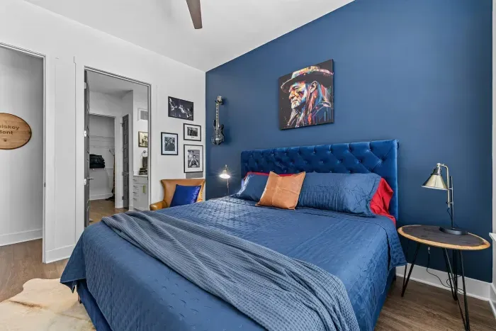 The Legends bedroom -- dedicated to the 4 greats of country music, Waylon, Willie, Johnny and Kris, who comprised the country music super group, the Highwaymen.