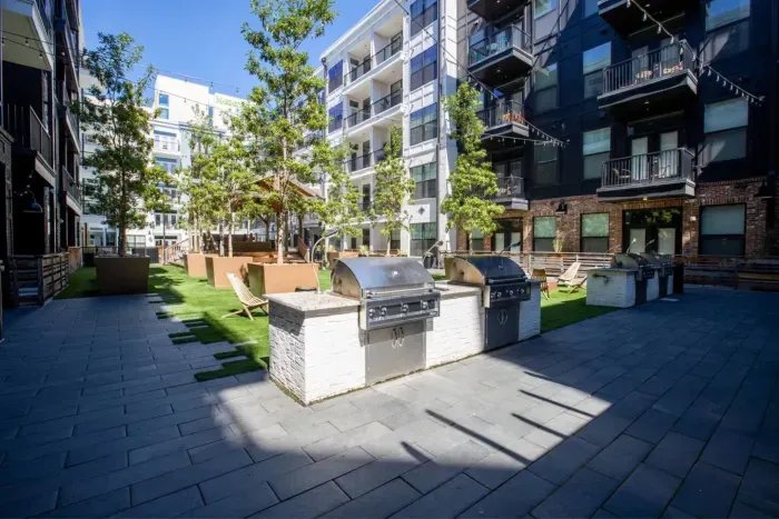 Dining in and feel like grilling out?  Grills are available in the courtyard for guest use.  First come, first serve!