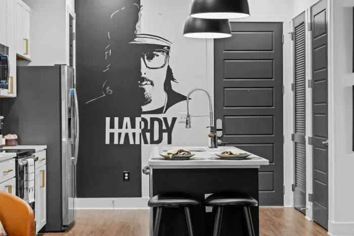 The ultimate selfie wall -- who doesn't want to take a picture with HARDY?! :)