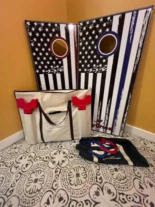 Outdoor games located by back door. Indoor games located in living room. Great for quality family & friend time!