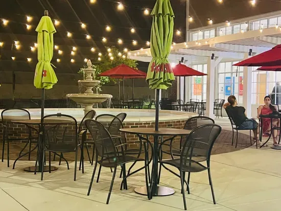 Outdoor area with beautiful fountain & lights to the right of Target. 1 mile from house. 