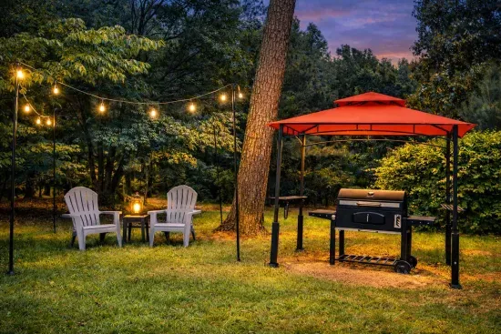 Relax with your family while you grill!