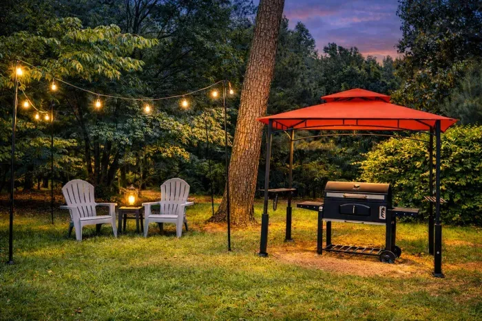 Relax with your family while you grill!