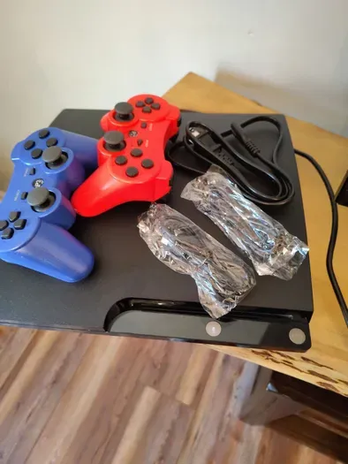 Gaming system in upstairs master bedroom