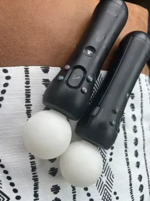 Upstairs king bedroom gaming system items. 