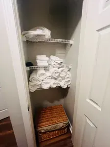Hall linen closet upstairs.