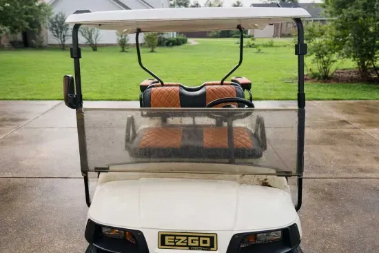 You’ll love riding around this neighborhood on the golf cart. It has a nostalgic feel as kids actually play ball in the street and ride their bikes. 