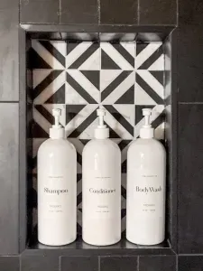 All the toiletries you need for a luxurious bath or shower!  