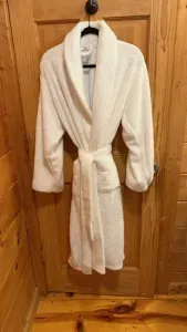 Use these spa robes to relax and unwind-there are two sizes-M/L and L/XL