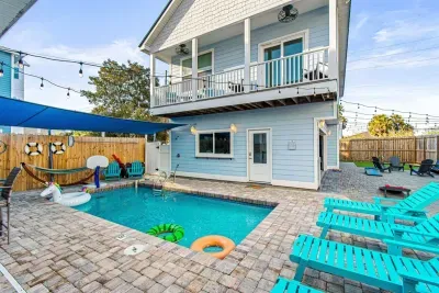 A private pool area that feels like your own little retreat with room to lounge, swim, and soak up the sun.