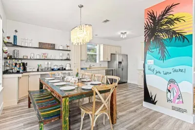 A kitchen and dining area that feels social and welcoming, whether you are cooking together or just grabbing a quick bite.