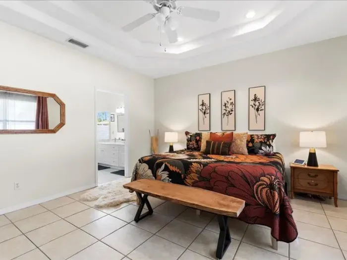 Master bedroom is spacious, super comfy mattress and of course your own private en - suite bath.