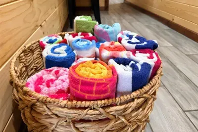 Fresh towels ready on arrival make settling in feel easy and welcoming from the start