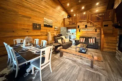 An open space where dining and living come together, creating a natural place for everyone to gather and relax