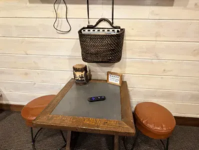 A quiet little corner to sit and pause, perfect for a morning coffee or a relaxed moment in the evening