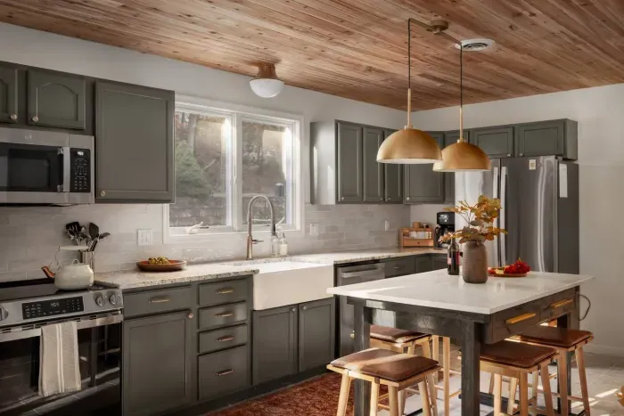 Cook, connect, and create in the fully stocked kitchen — equipped with everything you need for group cooking or family feasts.