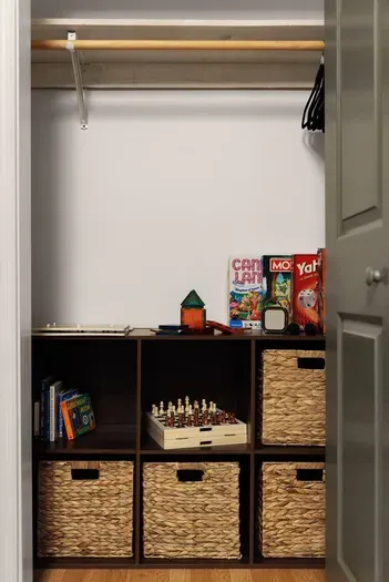 Got kids you need to keep busy? I’ve got you — the kids’ closet is stocked with board games, puzzles, and toys to keep little ones of all ages entertained.