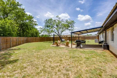 Fully fenced with plenty of room to spread out.